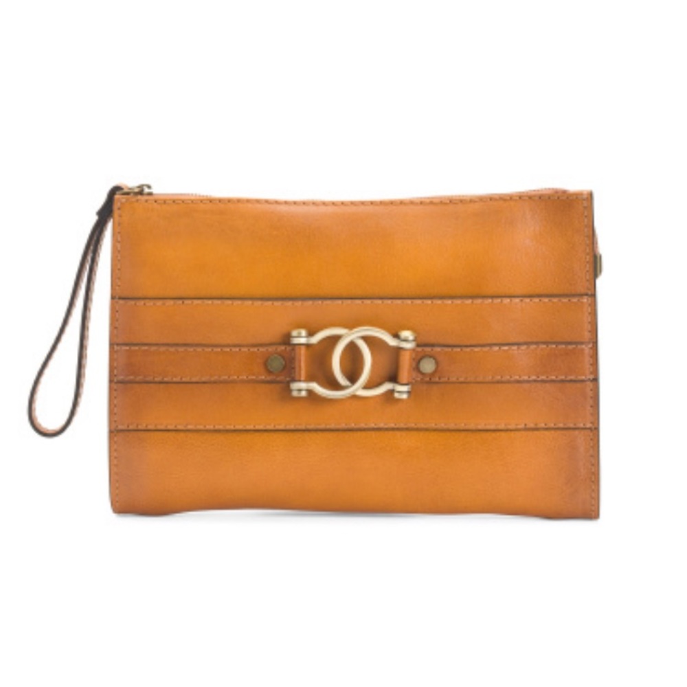 Pratesi made in Italy leather clutch